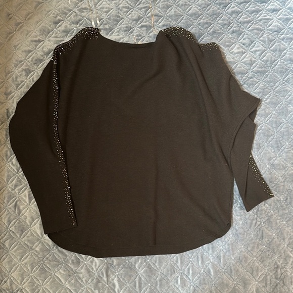 Milano Boxy Brown 3/4 Sleeve Blouse - Picture 3 of 10